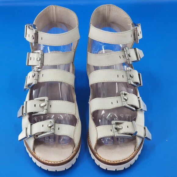 BRONX Women’s Ultra Fast Leather Gladiator‎ Sandals - Picture 4 of 12